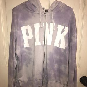 very cute oversized tie died PINK sweatshirt